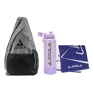 Kit Mochila Essentials Sling Bag + Garrafa de Agua + Toalha JOOLA Icon