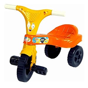 Motoca Infantil Triciclo Laranja Lugo Brinquedos