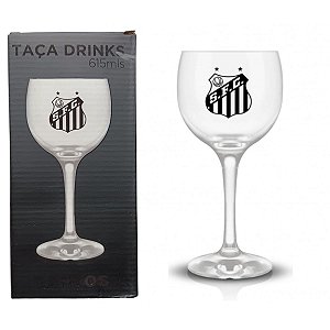 Taça de Gin Drinks em Vidro Santos Prime Branco 615ml na Caixa