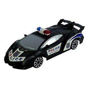 Carro controle remoto sem fio Polícia 1:32 – DM Toys