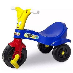 Motoca Infantil Triciclo Azul Menino Lugo Brinquedos