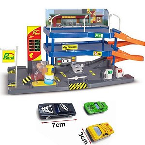 Pista Playset Infantil Posto Corpo de Bombeiros Carrinho e Helicóptero  Brinquedo Map Toys - Camilo's Variedades