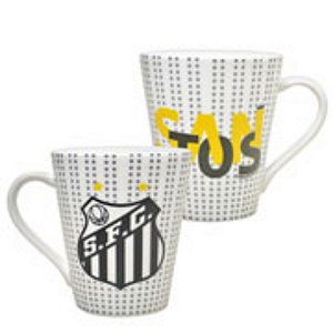 Caneca Santos de Porcelana com Caixa