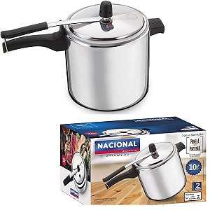 Panela Cozinha a Vapor 3,2 Litros em Alumínio Antiaderente 20 cm com Tampa  de Vidro Cinza Grafite Cozivapor - Camilo's Variedades