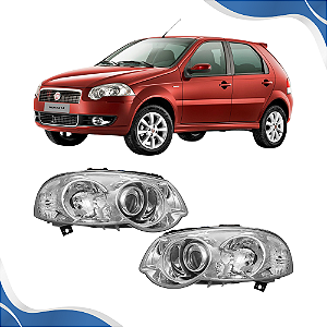 Farol Palio/Strada/Siena Cromado (2009 2010 2011 2012) - Original ARTEB