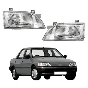 Farol Carcaça Preta Escort/Verona 1993 1994 1995 1996 - Original ARTEB