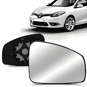Lente Retrovisor Fluence com Base (2011/2014) - Original FICOSA