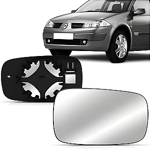Lente Retrovisor Mégane Asférico com Base 2006/2010 FICOSA