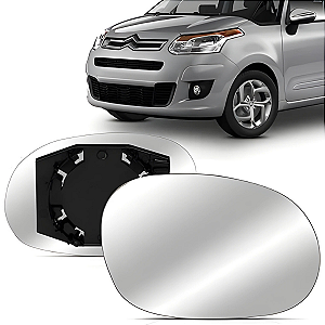 Lente Retrovisor Picasso com Base (2000/2008) - Original FICOSA