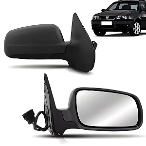 Retrovisor Externo Gol GIII/GIV Elétrico Preto Texturizado 2P (1999/2011) - Original FICOSA
