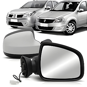 Retrovisor Logan/Sandero Elétrico para Pintura 2009/2013 FICOSA