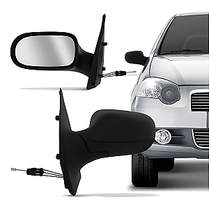 Retrovisor Externo Palio Manual Pé Quadrado 4P 2008/2010 FICOSA