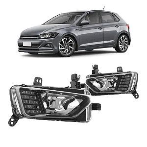 Farol Auxiliar Polo/Virtus Com Led (2018/2021) - ORIGINAL