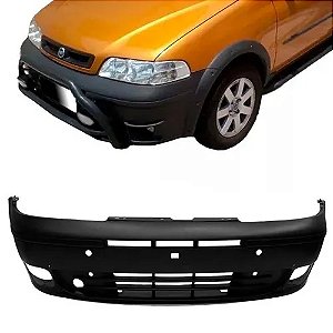 Pára-Choque Dianteiro Palio Preto Texturizado Com Furo (2001 2002 2003) - R2A