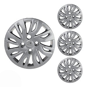 Jogo de Calota KA Hatch/Sedan Aro 14 2019 em Diante GRID 344CB