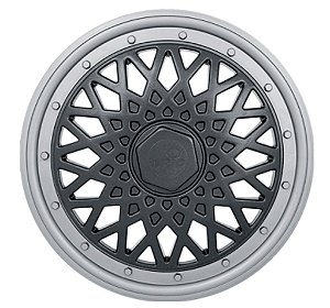 Jogo de Calota Universal GSS Aro 14 Grafite/Prata GRID 601AR