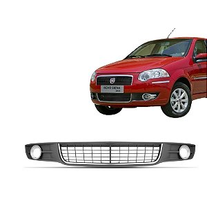 Grade Pára-Choque Siena Completa com Milha e Moldura (2008 2009 2010 2011) - BLAWER