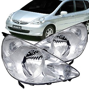 Farol Fit Cromado (2003 2004 2005 2006 2007 2008) - AUTOMOTIVE