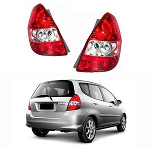 Lanterna Traseira Honda Fit Bicolor (2004/2008) - AUTOMOTIVE