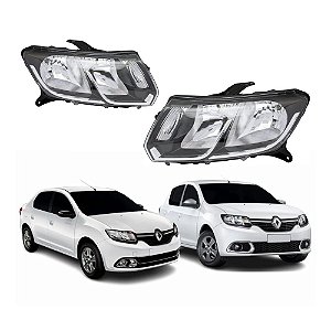 Farol Sandero Cromado (2015/2018) - AUTOMOTIVE