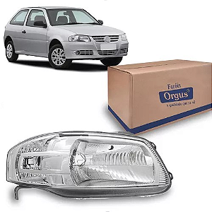 Farol Gol GIV Mascara Cromado (2004 2005 2006 2007 2008) - ORGUS