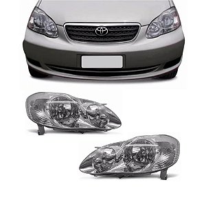 Farol Corolla Cromado (2005/2008) - TYC