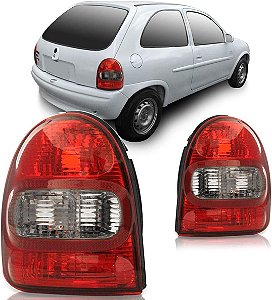 Lanterna Traseira Cristal Corsa 2 Portas Bolha Wind 2000 2001 2002 - FITAM