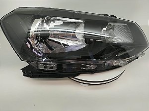 Farol Simples Mascara Cinza Gol/Saveiro G6 (2013 2014 2015 2016) - MG