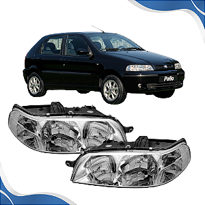 Farol Palio Carcaça Preta (2001 2002 2003) - MG