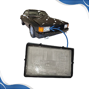 Lente Farol Opala 1980 1981 1982 1983 1984 1985 1986 1987 - RCD