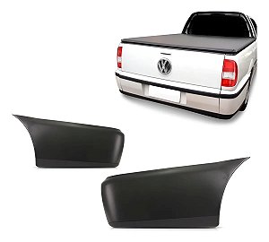 Ponteira Traseira Preto Liso Saveiro 1998 1999 2000 - Original Volkswagen