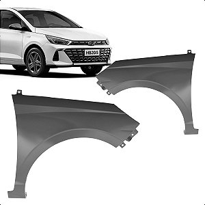 Paralama HB20 Sem Furo de Pisca 2023 2024 2025 - IMPORTADO