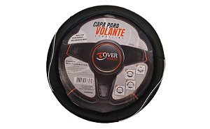 Capa Para Volantes OverVision - SPORTLINE PRETO E BRANCO