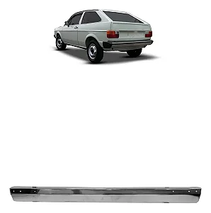 Lamina Traseira Cromada Parachoque Gol 1980 1981 1982 1983 1984 1985 1986 - ORIGINAL