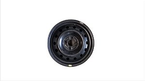 Roda de ferro preta 4 furos aro 15 Civic 2001 em diante - FUMAGALL