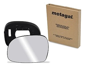 Lente Retrovisor C/Base S10/Blazer 1997 1998 1999 2000 2001 2002 2003 2004 2005 2006 2007 2008 2009 2010 2011 - METAGAL