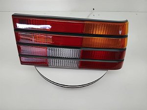 Lanterna Traseira Monza Tricolor com Friso Preto 1988 1989 1990 - ORIGINAL