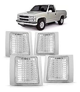 Kit (com 4 Peças) Pisca Cristal Silverado 1993 - IMPORTADO