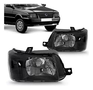 Farol Mascara Negra Uno/Fiorino 2004 2005 2006 2007 2008 2009 2010 - MG