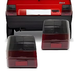 Lente Lanterna Traseira Uno Fumê (1985/2004) - Original IFCAR