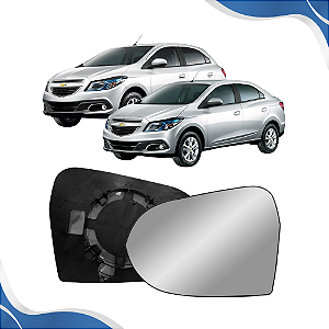 Lente Retrovisor Onix/Prisma Com Base (2012 2013 2014 2015 2016) -  METAGAL