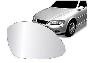 Lente Retrovisor Vectra Com Base e Controle Manual 00/05 METAGAL