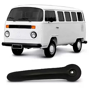 Maçaneta Interna Porta Kombi Metal Preto (1957/1996) - UNIVERSAL