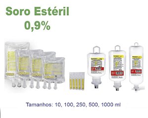 Solução Fisiológica 0,9% Esteril