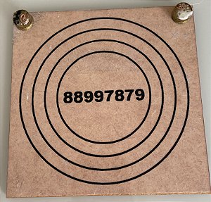 Placa Radiônica Antidor - COM SISTEMA EXCLUSIVO 2 ORGONITES QUE AJUSTAM, HARMONIZAM E  EQUÍLIBRAM