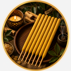 🔥 Incenso Triplo Artesanal de Palo Santo – Purificação, Clareza e Conexão Espiritual