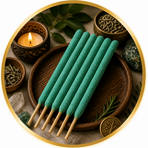 🌿 Incenso Triplo Artesanal de Arruda — limpeza, força espiritual e firmeza energética