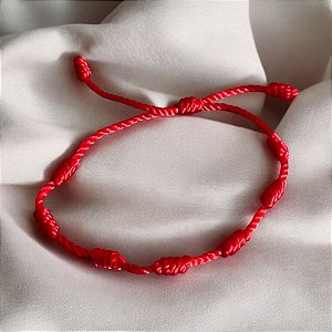 Pulseira vermelha 7 Nós Sirius