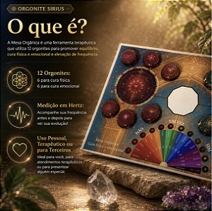 Mesa Radiônica Orgônica de Cura Física e Emocional