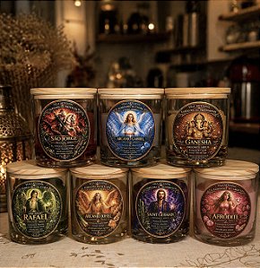 🌟 Kit Velas das 7 Egrégoras Sagradas – Orgonite Sirius